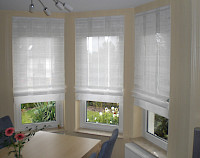 Erker mit Raffrollos Raumausstatter Ritter Sangerhausen